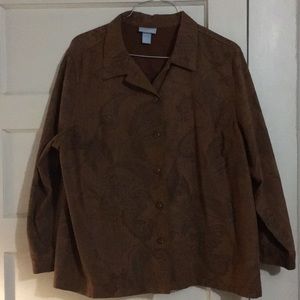 Liz and Me 2X blouse, worn twice smoke free home